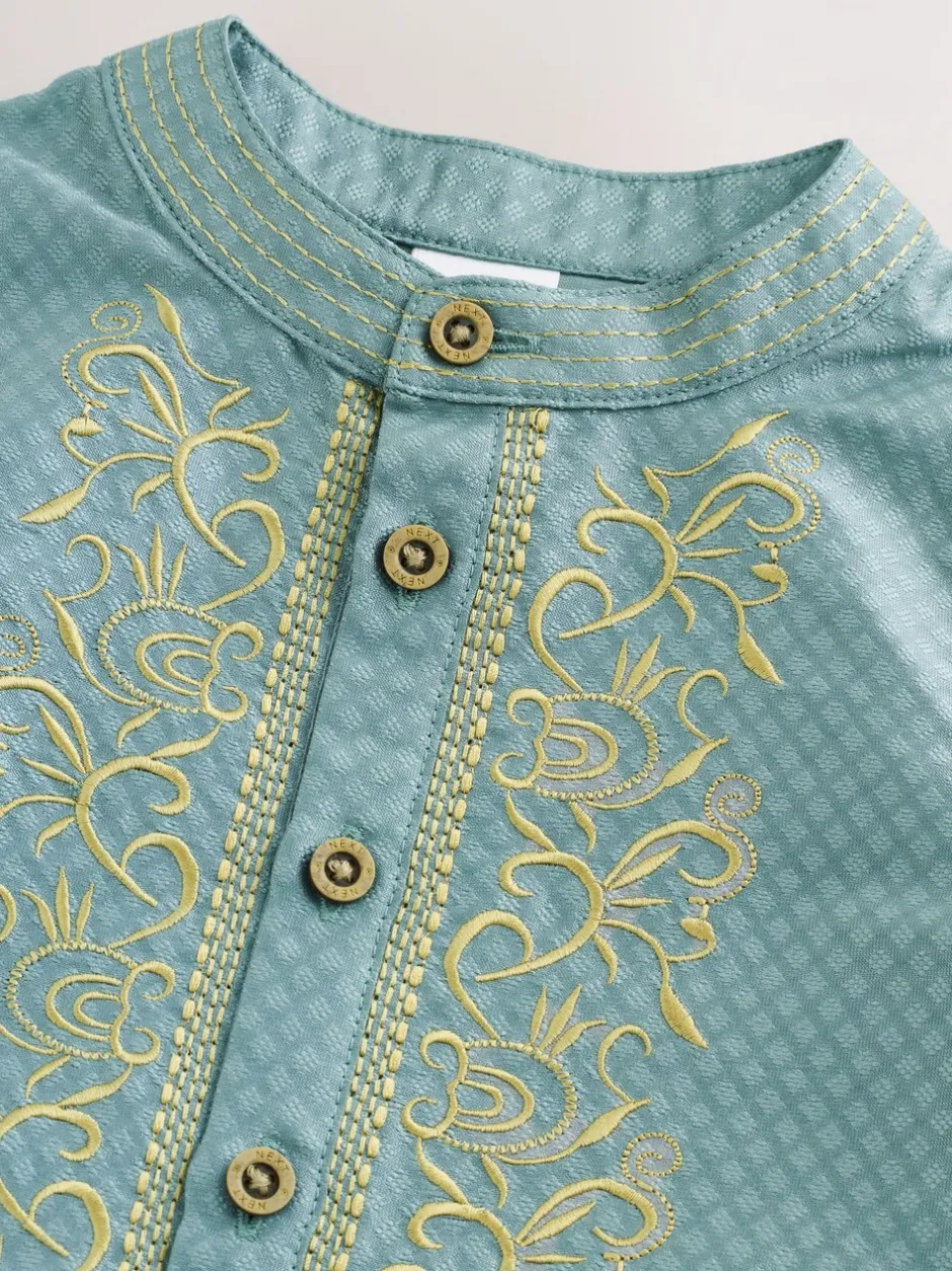 Rompertjes En Tuinbroeken|Next - Gelegenheidsrompertje voor baby's (0mnd -2jr) Groen