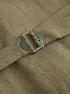 Vesten*Next - Gilet van linnenmix met textuur Groen