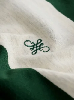 Pyjama's|Next Groen - Jersey pyjamaset met strepen en korte mouwen