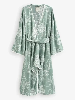 Badjassen|Laura Ashley Groen - Josette badjas