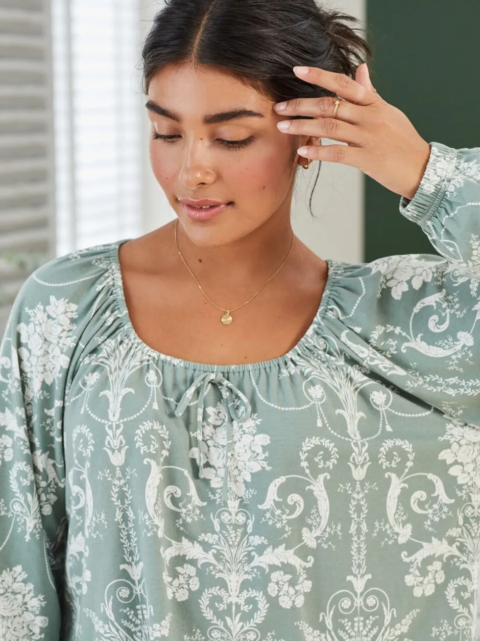 Pyjama's|Loungewear|Laura Ashley Groen - pyjama's
