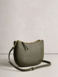 Tassen En Portemonnees|Next - Leather Scoop Cross-Body Bag Groen