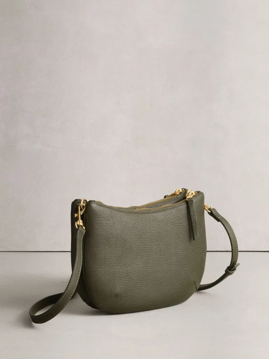 Tassen En Portemonnees|Next - Leather Scoop Cross-Body Bag Groen