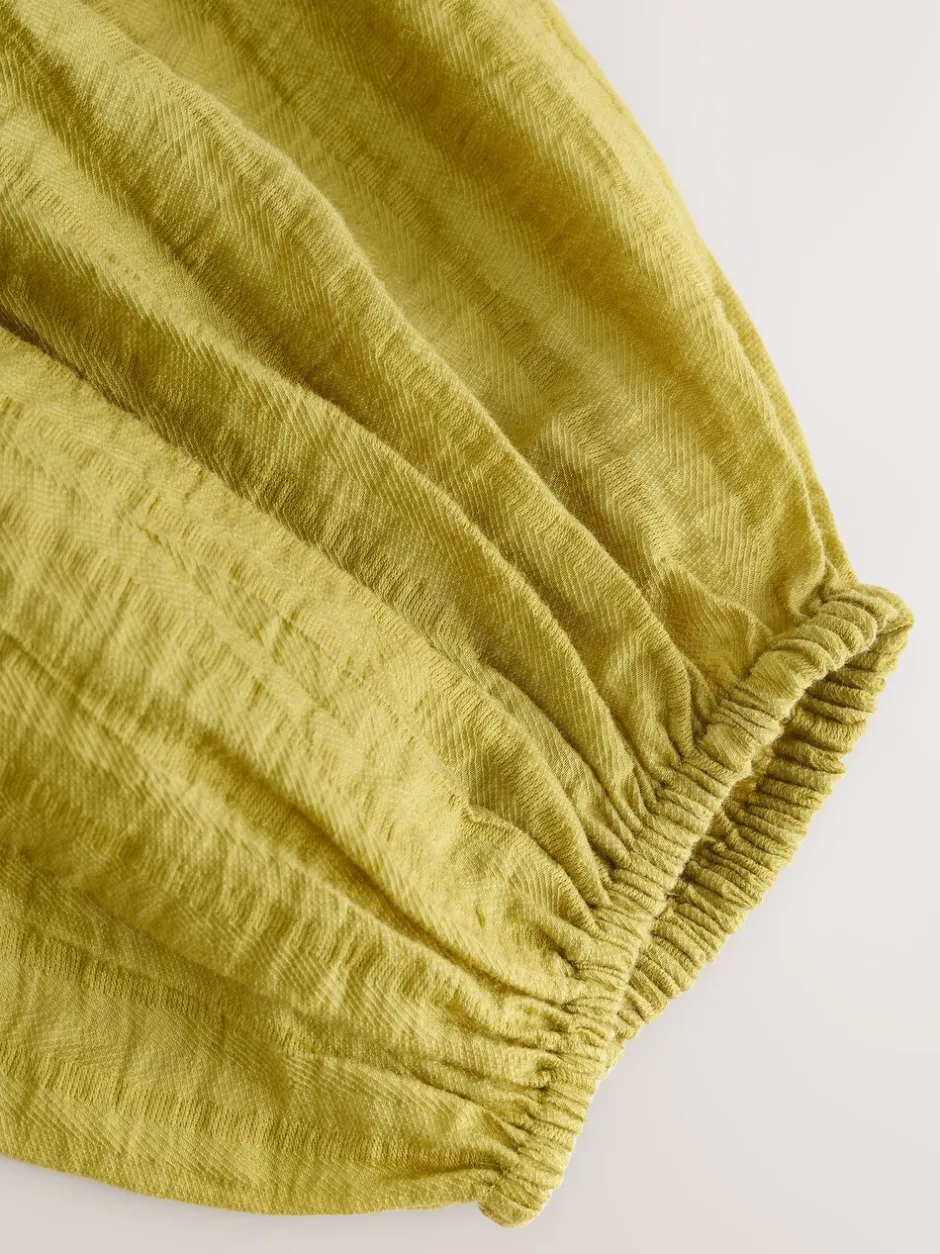 Jurken*Next - Long Sleeve Maxi Kaftan Groen
