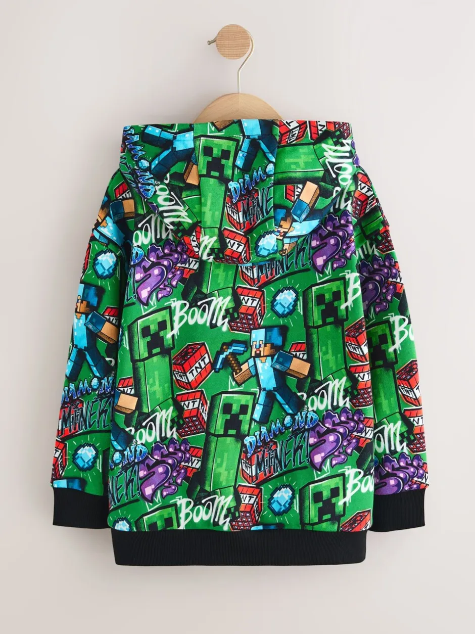 Sweaters En Hoody´S*Next - Minecraft-hoodie (3-16jaar) Groen