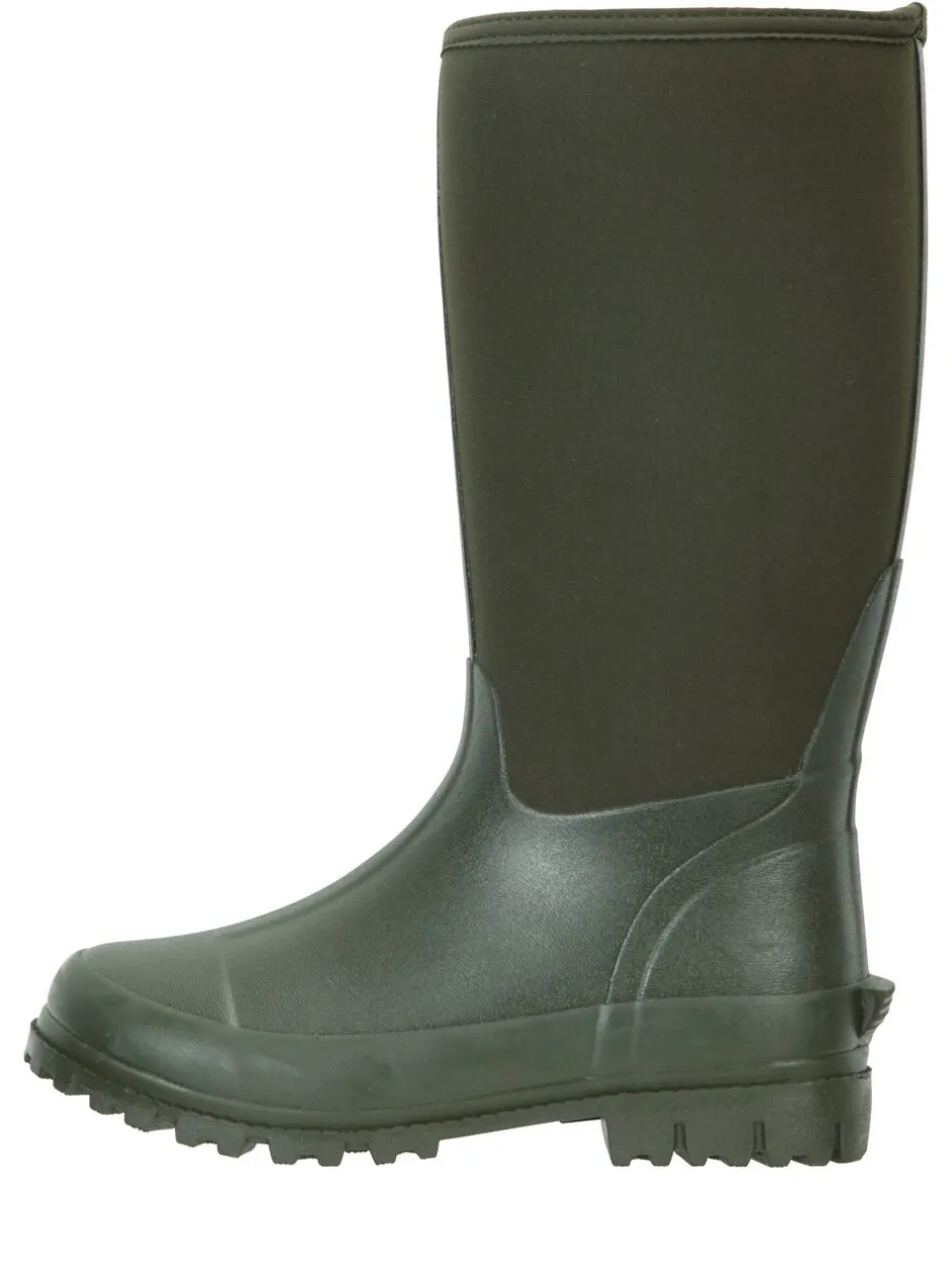 Laarzen|Mountain Warehouse - hoge waterbestendige Mucker laarzen met neopreen voor dames Groen