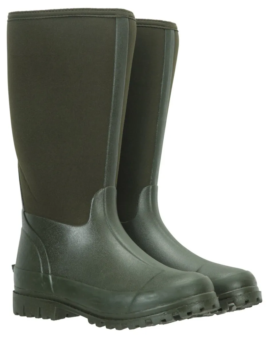 Laarzen|Mountain Warehouse - hoge waterbestendige Mucker laarzen met neopreen voor dames Groen