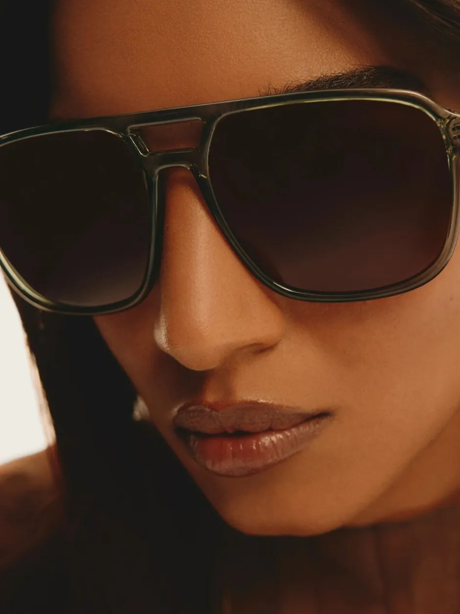 Zonnebril|QUAY - On The Fly Sunglasses Groen