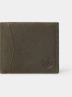 Portemonnees|Osprey London - The Compass leren Portemonnee Groen