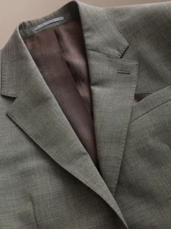 Blazers En Business-Jasjes|Pakken|Next - Regular Fit Signature Nova Fides 100% Italian Wool Suit Jacket Groen