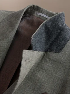Blazers En Business-Jasjes|Pakken|Next - Regular Fit Signature Nova Fides 100% Italian Wool Suit Jacket Groen