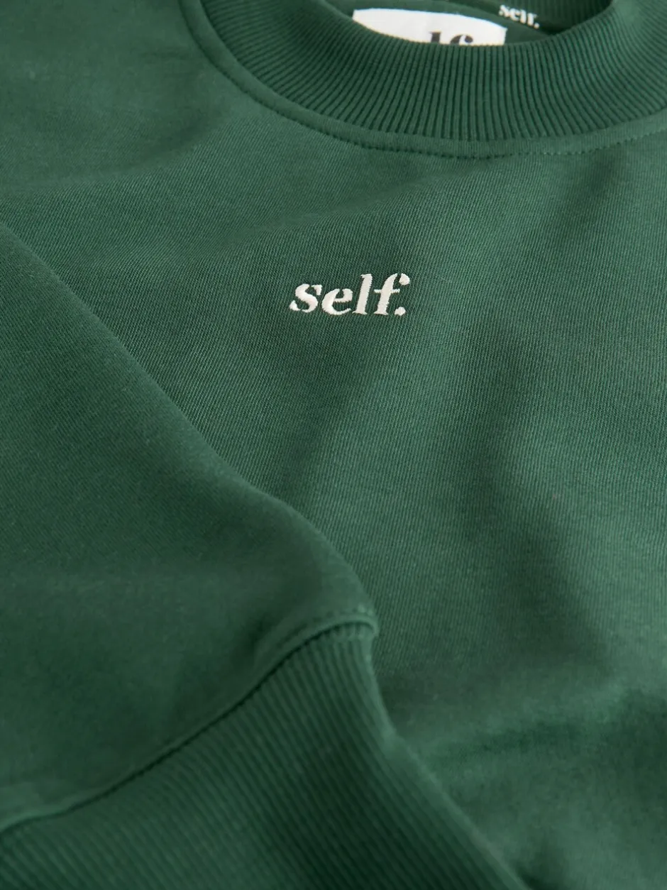Hoody's En Sweatshirts*self. - sweatshirt Groen