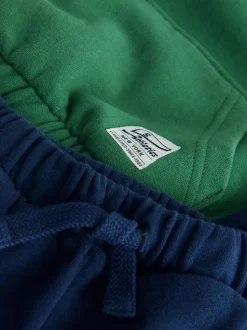 Truien En Breisels|Joggingbroeken*Next - Set van top met halve rits en joggingbroek (3mnd-7jr) Groen