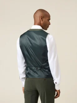Vesten*Skopes - Dorsey Suit Corduroy Waistcoat Groen