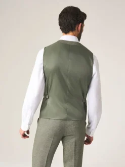 Vesten*Skopes Groen - Jude maatsnit getailleerd vest