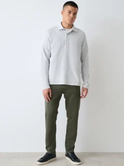 Jeans*Next Groen - Slim Fit - Comfortabele stretchjeans
