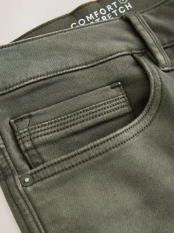 Jeans*Next Groen - Slim Fit - Comfortabele stretchjeans
