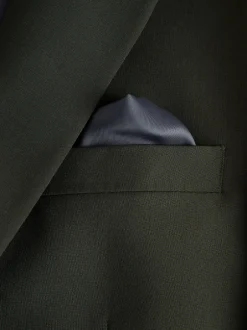 Pakken|Next - Slim Fit - Slim fit Motion Flex wollen Blend Pakjas Groen