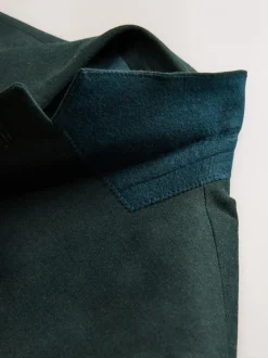 Blazers En Business-Jasjes|Pakken|Next Groen - Slim-fit flanellen colbert