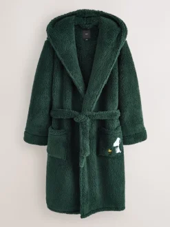 Loungewear|Kamerjassen En Badjassen|Next Groen - Snoopy Borg Dressing Gown