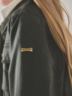 Jassen, Jacks En Kinderwagenpakjes|Jassen En Jacks*Superdry - Gewaxt Jack Groen