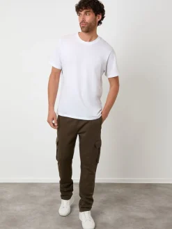 Joggingbroeken|Threadbare - Cargo Joggers Groen