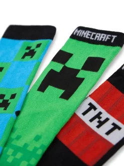 Sokken|Vanilla Underground - Minecraft TNT Sokken set van 5 Groen