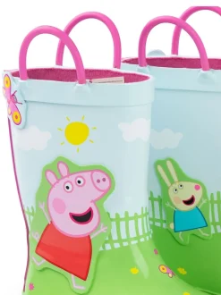 Laarzen*Vanilla Underground - Peppa Pig Kids Wellies with Handles Groen