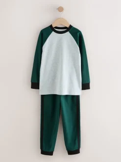 Pyjama's|Nachtkleding En Pyjama's|Next Groen - Verpakking van 3 pyjama's met lange mouwen (3-16 jr)