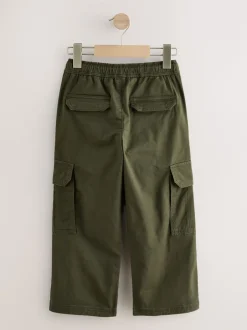 Broeken En Chino's|Next - Woven Cargo Trousers (3-16yrs) Groen
