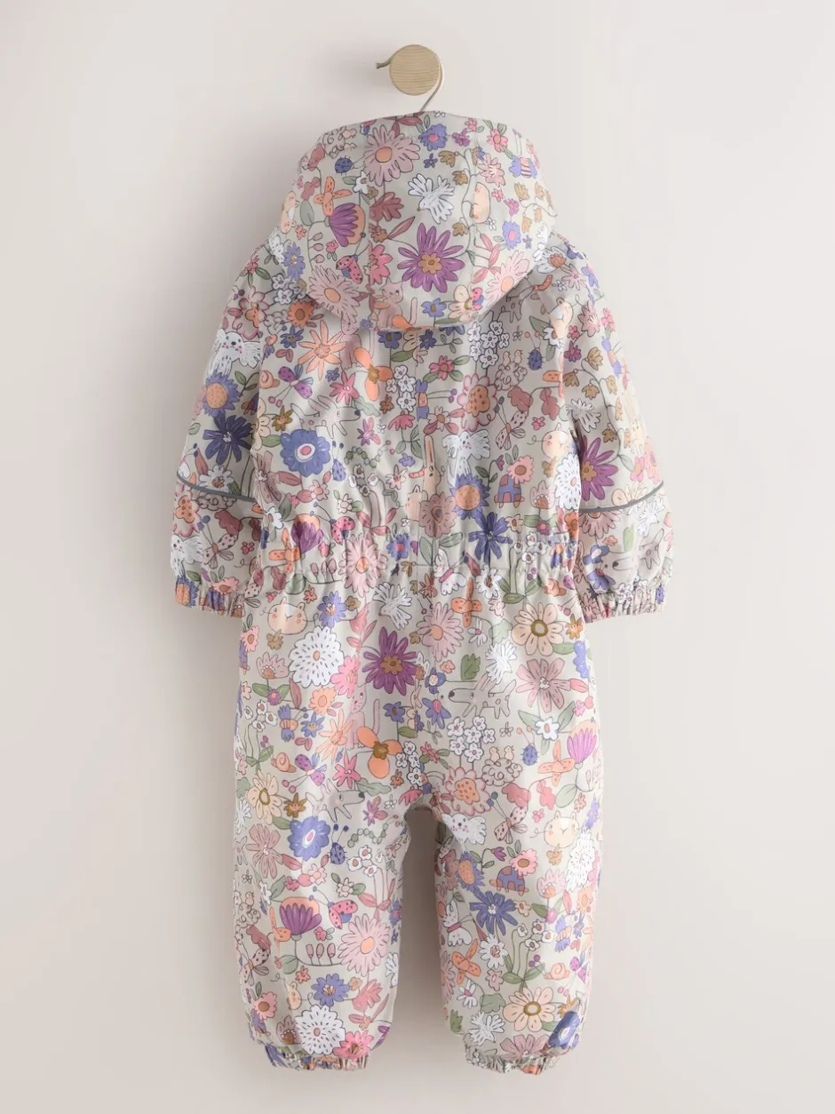 Jassen, Jacks En Kinderwagenpakjes|Jassen En Jacks*Next Groen bloemmotief - Character Waterproof Snowsuit (6mths-7yrs)