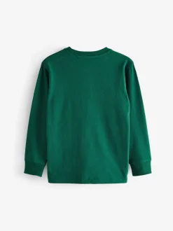 T-Shirts|Tops*Next Groen bos - Behaaglijk T-shirt met lange mouwen (3-16 jr)