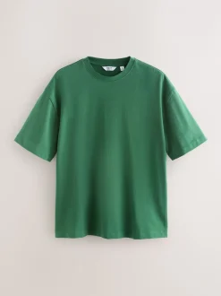 T-Shirts En Hemden*Next Groen bos - Relaxed fit - Zwaar T-shirt