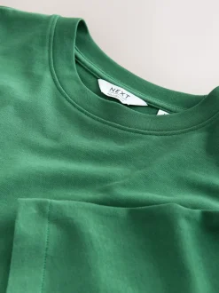 T-Shirts En Hemden*Next Groen bos - Relaxed fit - Zwaar T-shirt