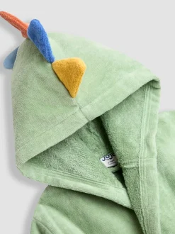 Kamerjassen*Jojo Maman Bébé - Towelling Bath Robe Groen dinosaurus
