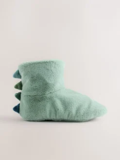 Pantoffels|Next - Soft Slipper Socks Groen dinosaurus