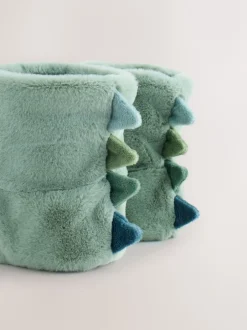 Pantoffels|Next - Soft Slipper Socks Groen dinosaurus