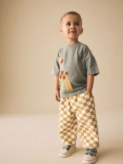 T-Shirts|Tops|Next Groen giraf - T-shirt met korte mouwen en applicatie (3 mnd - 7 jr)