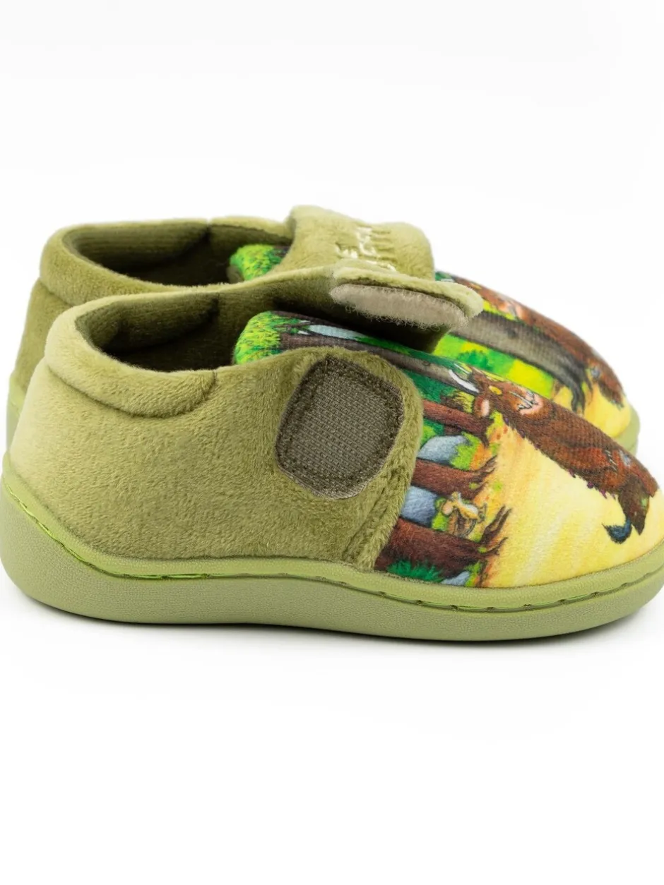 Pantoffels*Vanilla Underground - Gruffalo Velcro Slippers Groen Gruffalo