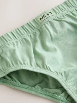 Ondergoed*Next - 100% katoenen slip verpakking van 7 (1,5 - 16 jr) Groen/blauw