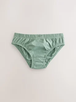 Ondergoed*Next - 100% katoenen slip verpakking van 7 (1,5 - 16 jr) Groen/blauw