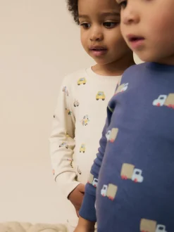 Nachtkleding En Pyjama's|Pyjama's*Next Groen/blauw transport - Mini Knusse Pyjama's 3 Set (9mnd-10jr)