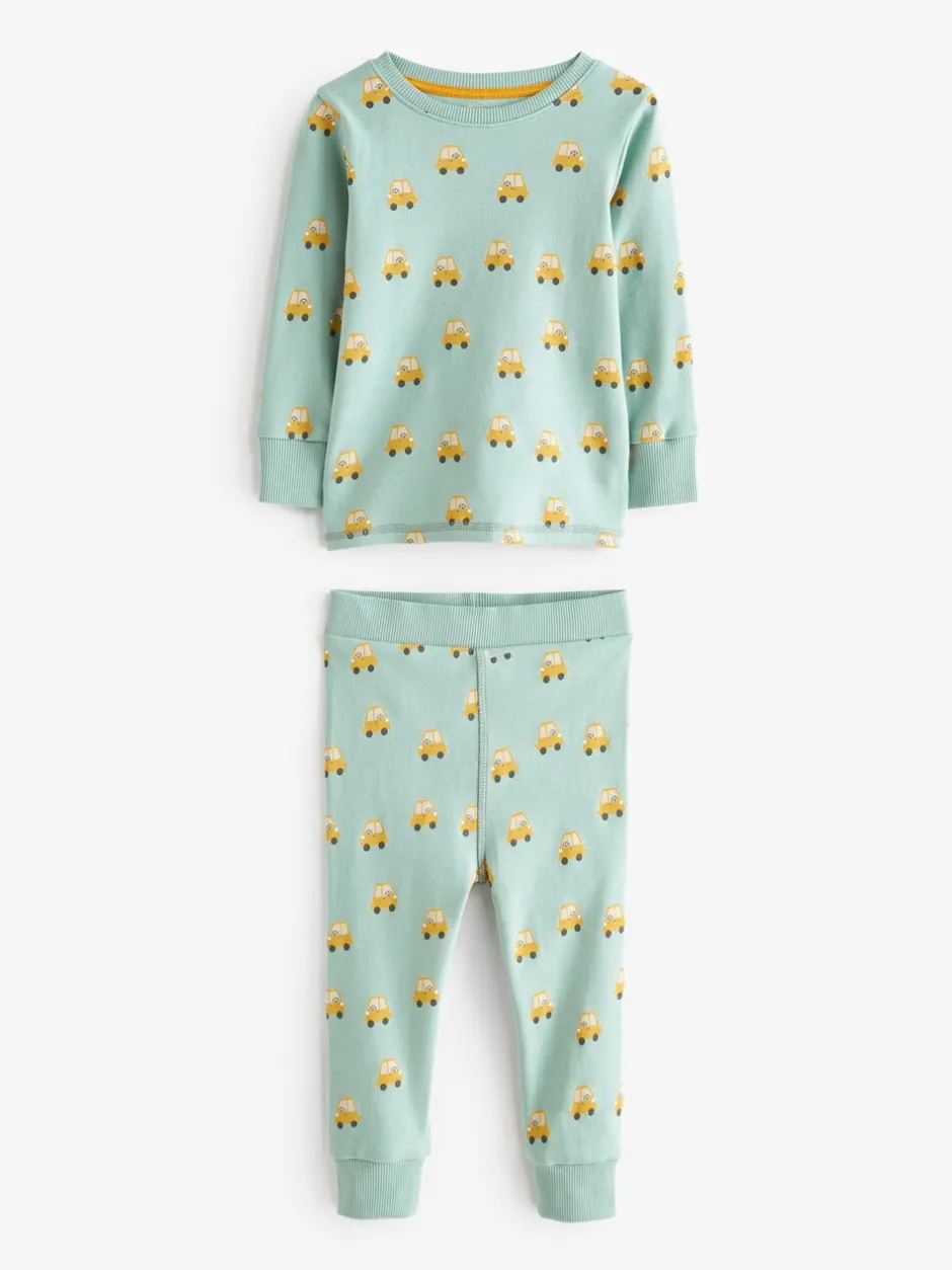 Nachtkleding En Pyjama's|Pyjama's*Next Groen/blauw transport - Mini Knusse Pyjama's 3 Set (9mnd-10jr)