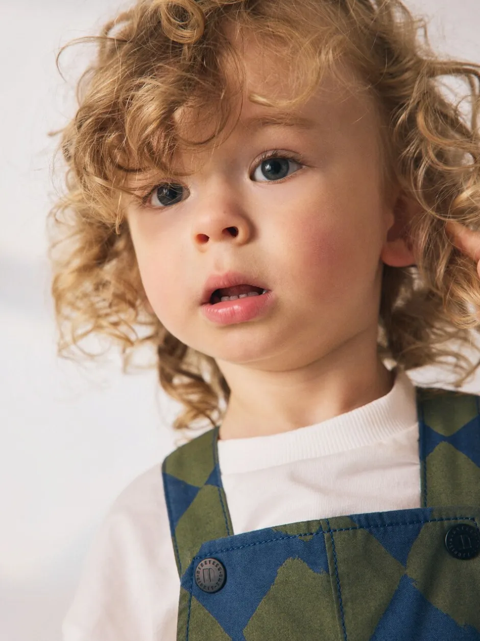 Rompertjes En Tuinbroeken|Sets En Outfits|Next - Tuinbroek (3mnd -7jr) Groen/blauwe Harlequin