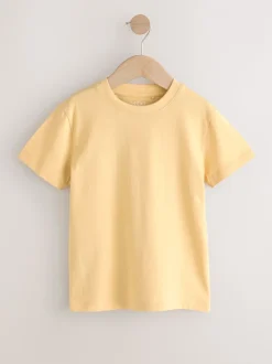 T-Shirts|Tops*Next Groen/blauw/geel/paars - Set van 4 T-shirts met korte mouwen (3-16 jr)