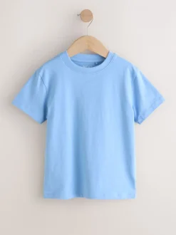 T-Shirts|Tops*Next Groen/blauw/geel/paars - Set van 4 T-shirts met korte mouwen (3-16 jr)
