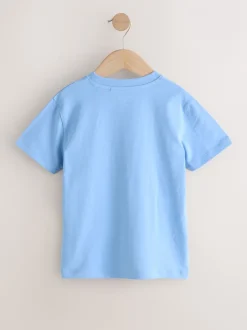 T-Shirts|Tops*Next Groen/blauw/geel/paars - Set van 4 T-shirts met korte mouwen (3-16 jr)
