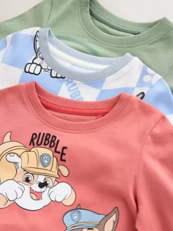 Multipacks|Pyjama's|Next Groen/blauw/rood Paw Patrol - Gelicentieerde knusse pyjama's 3 pack (9mnd -9jr)