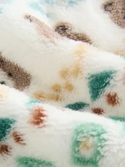 Truien En Breisels|Joggingbroeken|Next - Set van fleece top en joggingbroek voor baby's (0mnd -2jr) Groene beer Fairisle