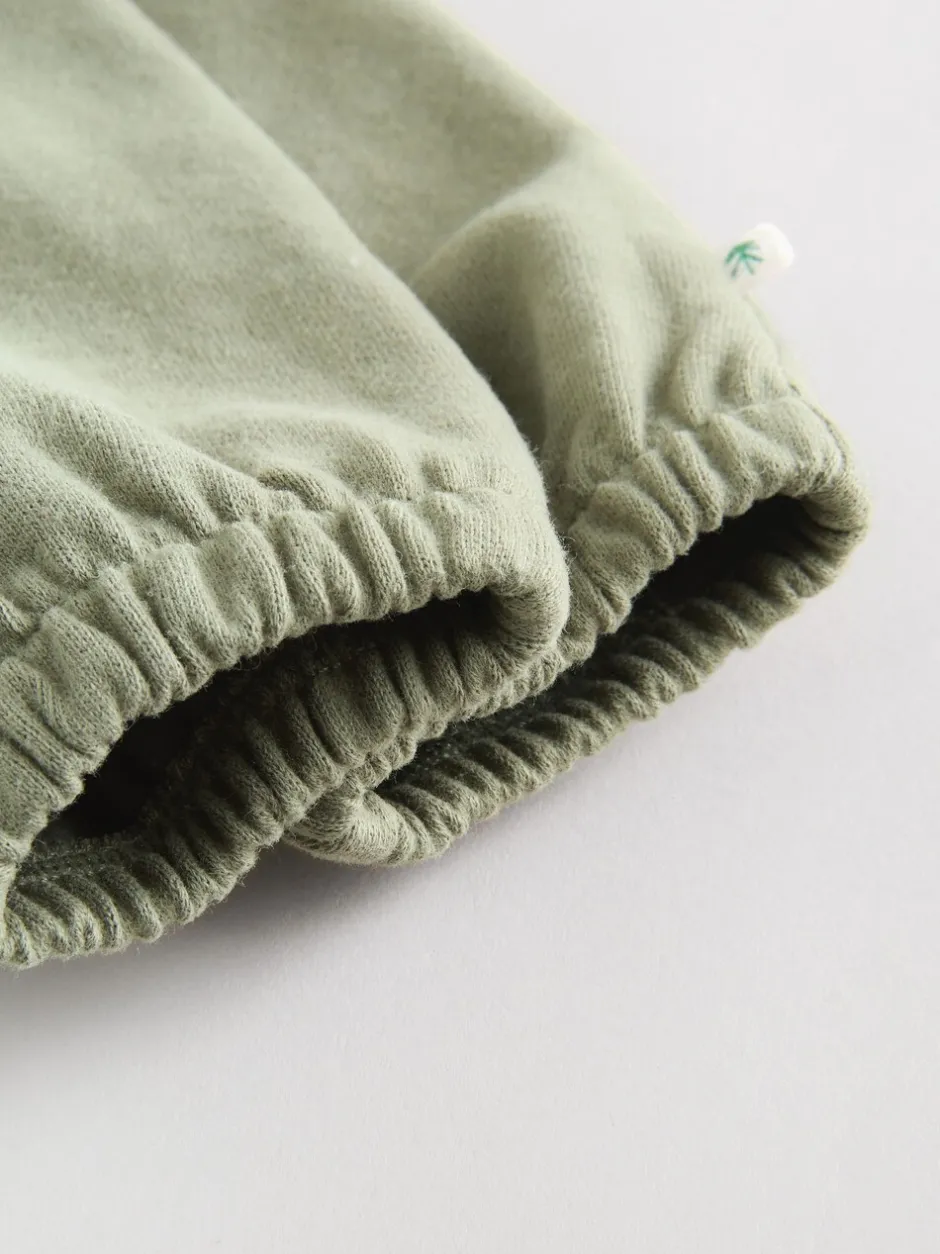 Truien En Breisels|Joggingbroeken|Next - Set van fleece top en joggingbroek voor baby's (0mnd -2jr) Groene beer Fairisle